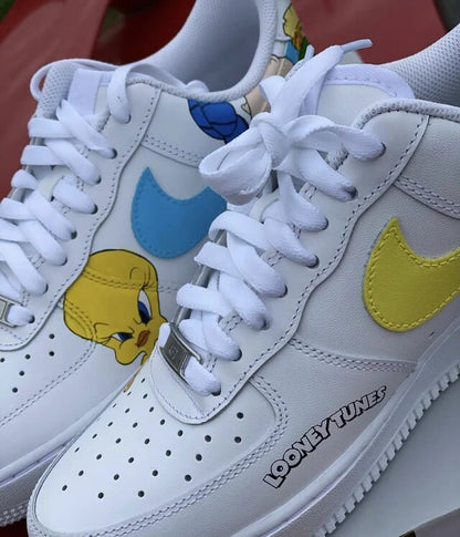 Hand Painted Air Force 1 Sneakers: Custom Cartoon Anime Shoes | NO72