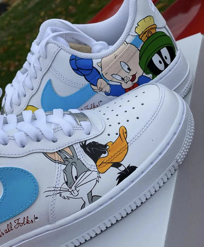 Hand Painted Air Force 1 Sneakers: Custom Cartoon Anime Shoes | NO72