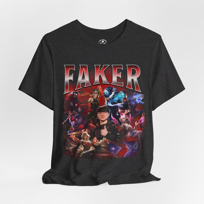 Faker T1 Bootleg T-Shirt: Retro League of Legends Esports Tee | MQ59