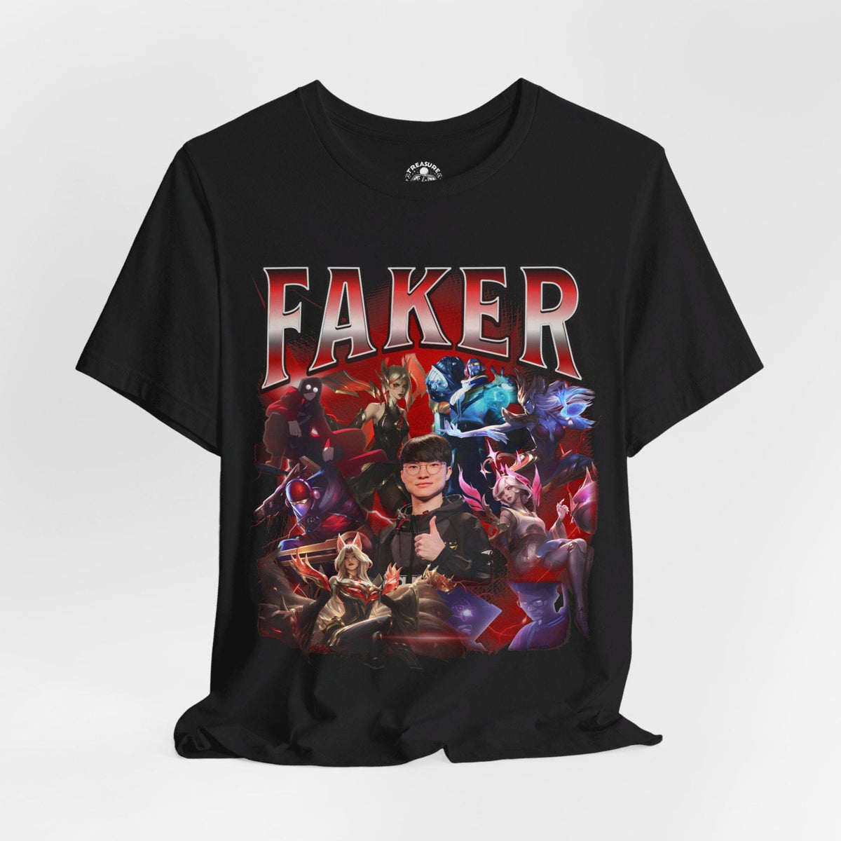 Faker T1 Bootleg T-Shirt: Retro League of Legends Esports Tee | MQ59