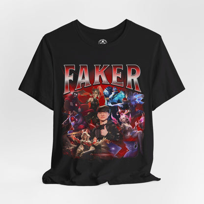 Faker T1 Bootleg T-Shirt: Retro League of Legends Esports Tee | MQ59