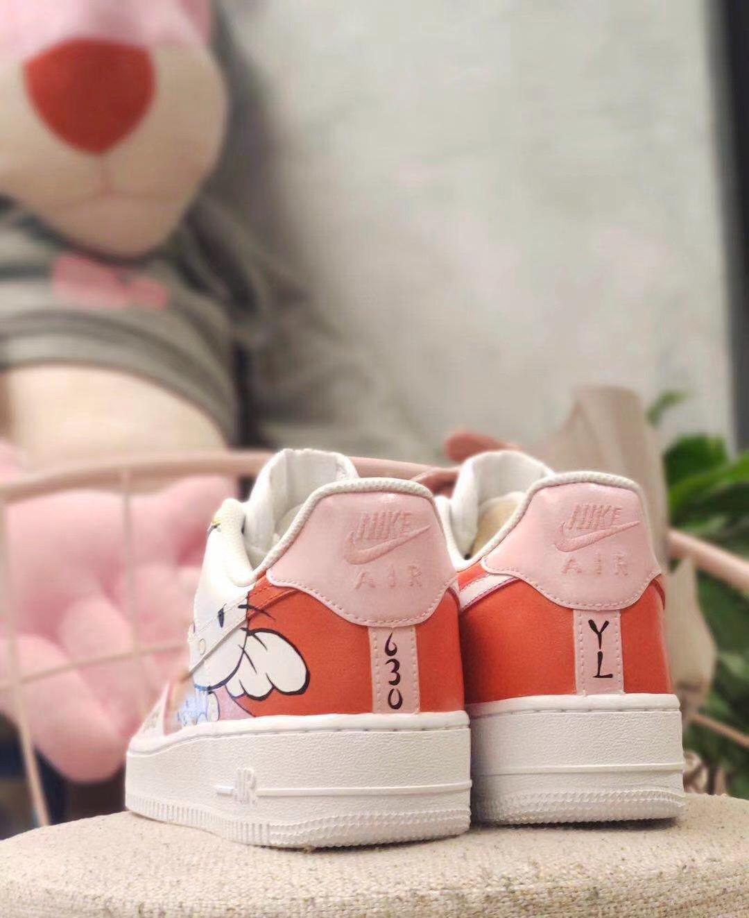Hand Painted Hello Kitty Air Force 1 Sneakers: Custom Anime Shoes | XH33