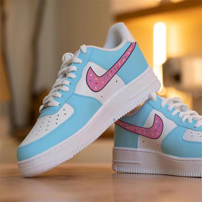 Hand Painted Simpsons Air Force 1 Sneakers: Custom Anime Street Style Trainers | VH54