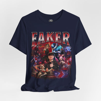 Faker T1 Bootleg T-Shirt: Retro League of Legends Esports Tee | MQ59