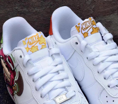 Hand-Painted Air Force 1 Sneakers: Crayon Shin-chan Anime Shoes | YB76