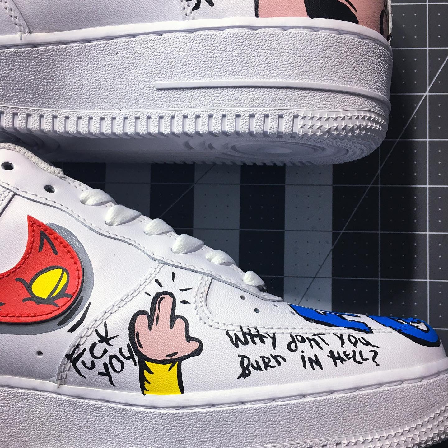 Hand Painted Family Guy Air Force 1 Sneakers | KG71