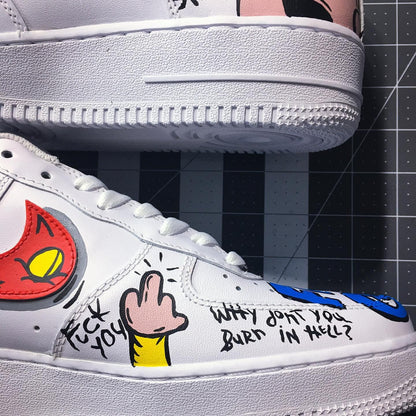 Hand Painted Family Guy Air Force 1 Sneakers | KG71