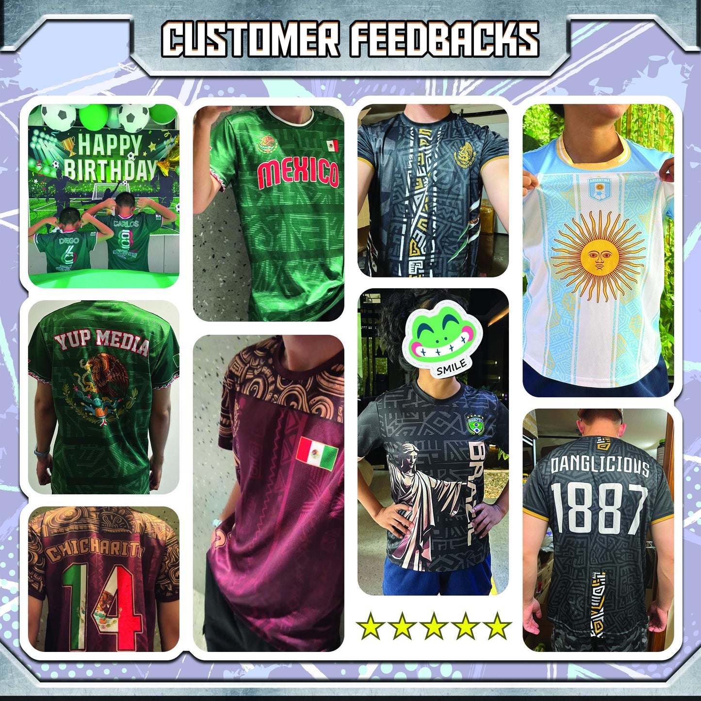 Custom USA Soccer Jersey For Men Women & Kids, Personalized American Soccer Jersey, Americana Game Day Outfit, USA Soccer Jersey Team | UE36