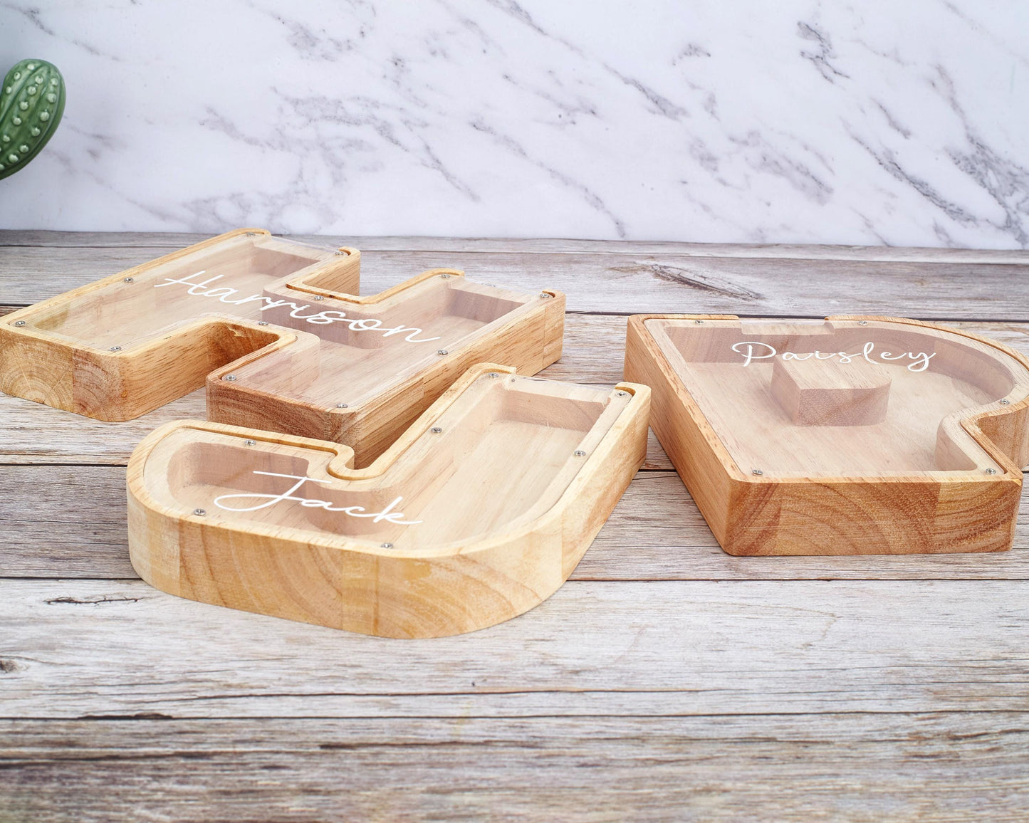 Wooden Letter Piggy Bank,Wooden Money Box,Custom Initial Coin Bank,Name Piggy Bank, Money Box,Name Piggy Bank,Money Box,Gift for Child
