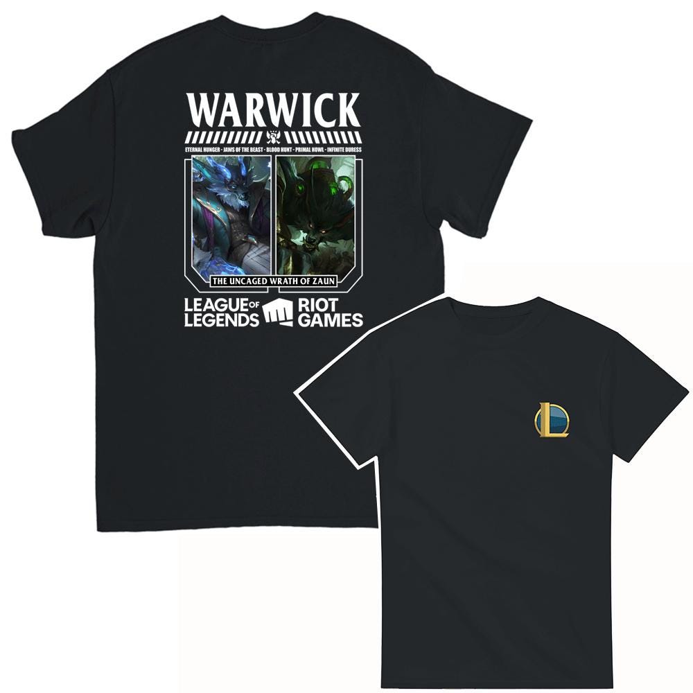LoL Champions T-Shirt with the champion WARWICK