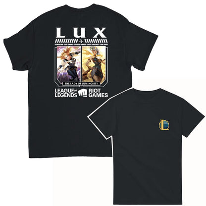 LoL Champions T-Shirt with the champion LUX