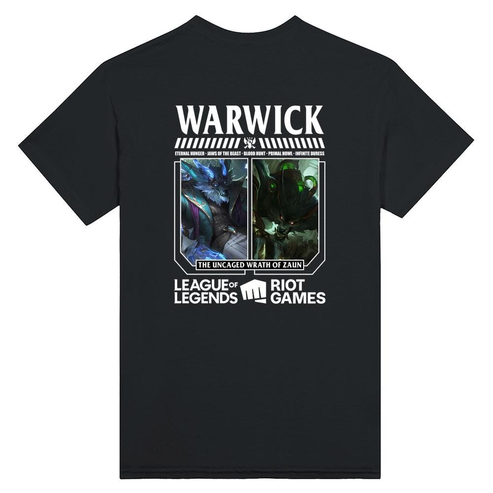 LoL Champions T-Shirt with the champion WARWICK