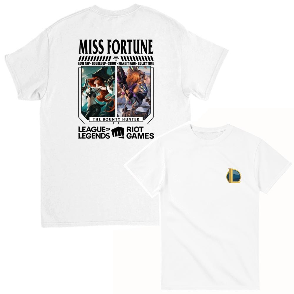 LoL Champions T-Shirt with the champion MISS FORTUNE
