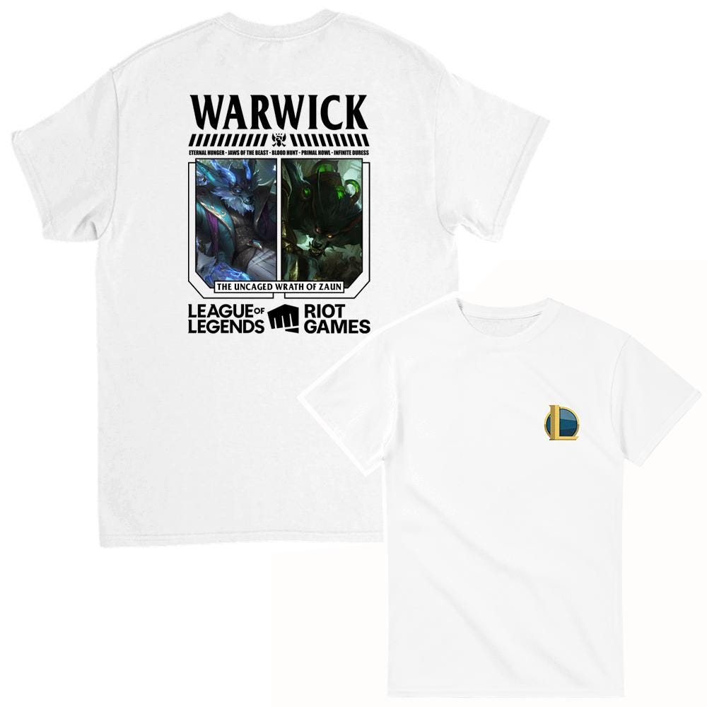 LoL Champions T-Shirt with the champion WARWICK