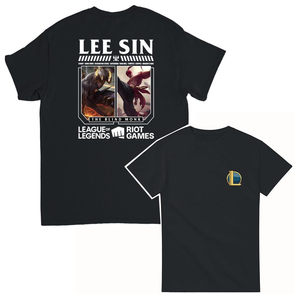 LoL Champions T-Shirt with the champion LEE SIN