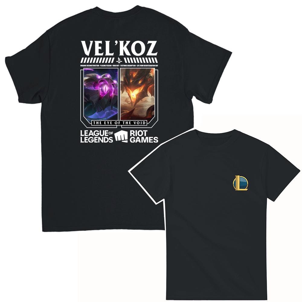 LoL Champions T-Shirt with the champion VELKOZ