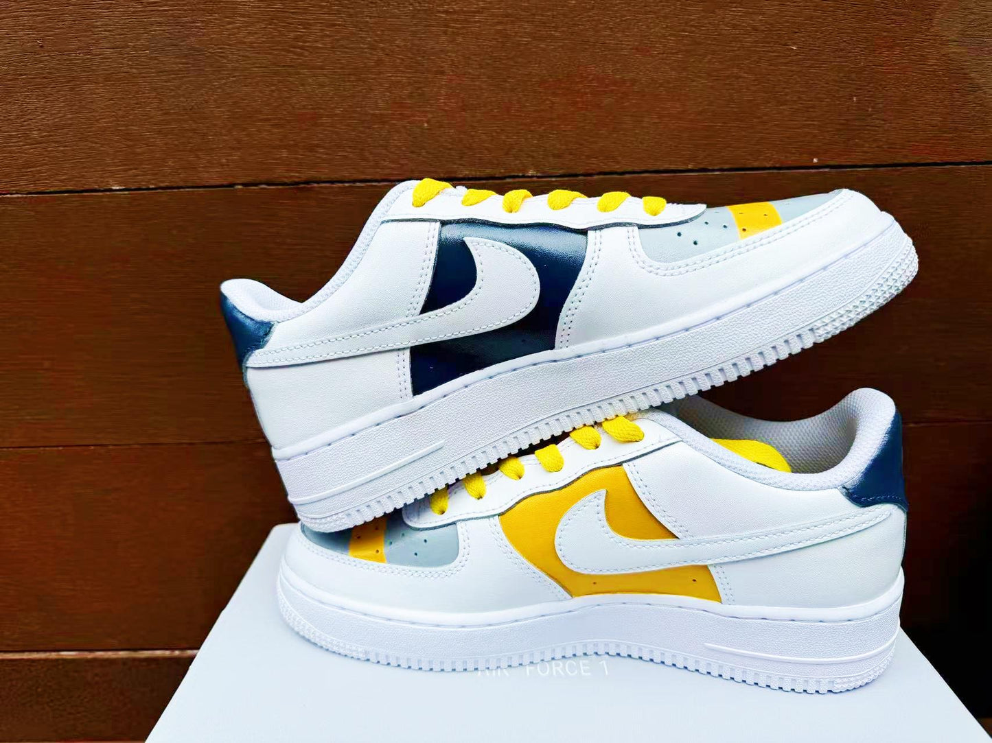 Hand Painted Air Force 1 Sneakers: Custom Simpson Cartoons | PU16