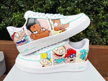 Hand Painted Nickelodeon Rugrats Air Force 1 Sneakers | SL59