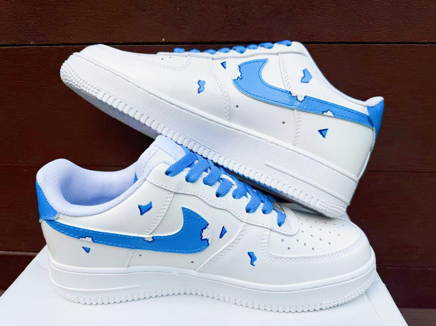 Hand Painted Tom Jerry Air Force 1 Sneakers: Custom Anime Shoes AF1 white personalized gift design wedding fashion trainers | PX98