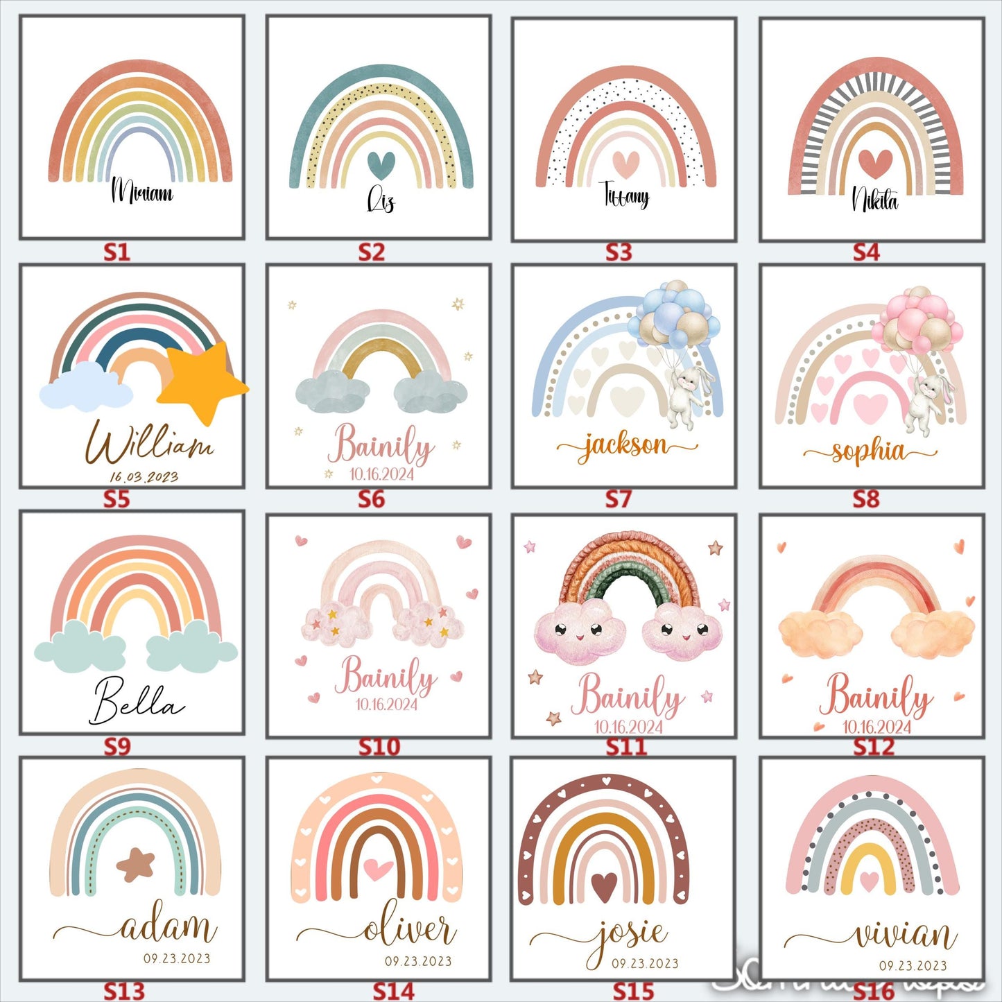 Personalized Rainbow Wooden Piggy Bank: Custom Name Coin Bank