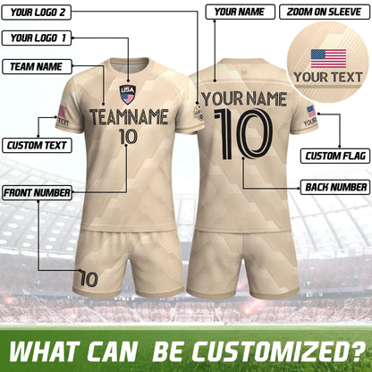 Personalized Soccer Team Jersey For Men And Kids, Print Your Logo Number & Team Name, Custom American Football Jersey Training Outfit | KE12