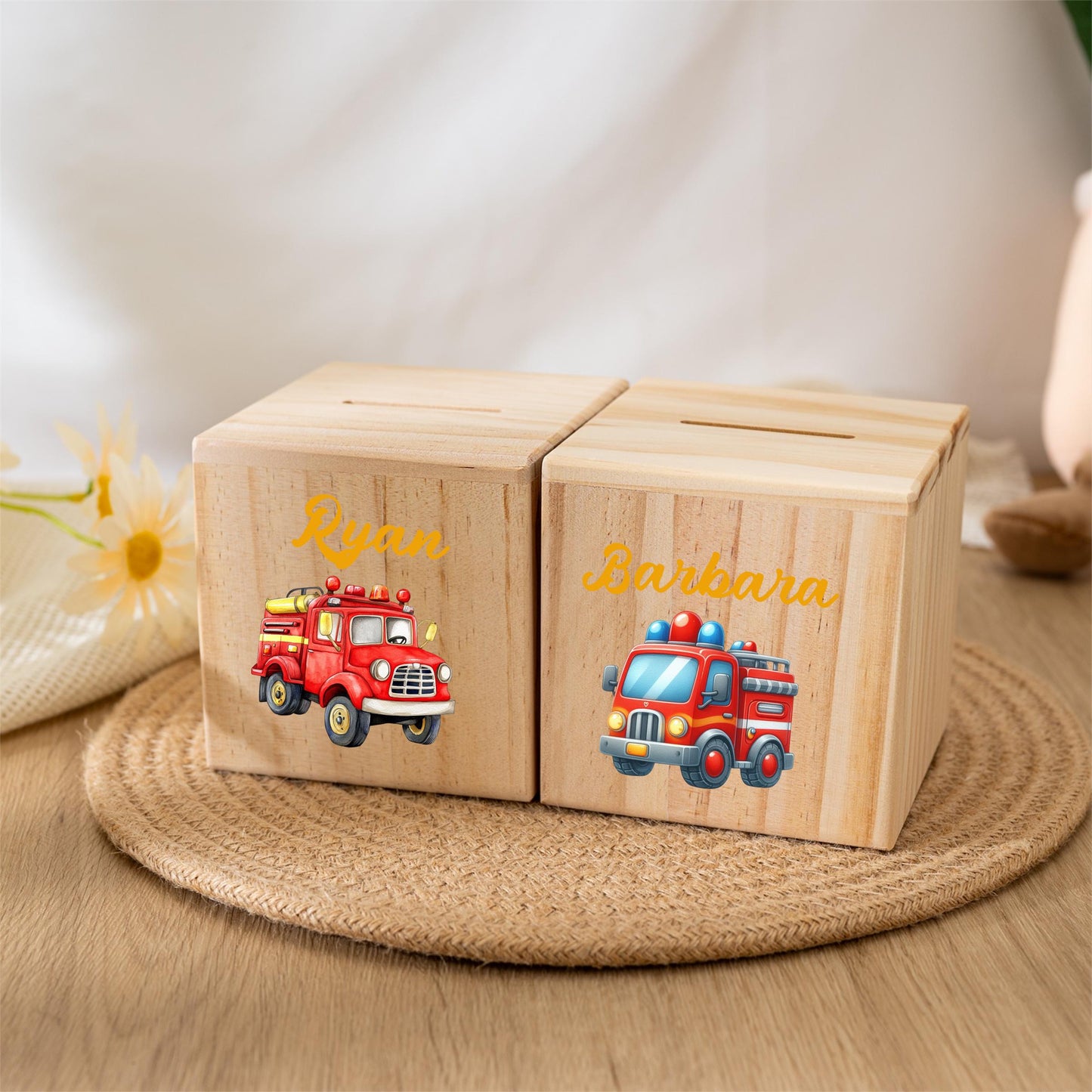 Personalized Child Money Box,Name Piggy Bank for Children,Christening Gift,Easter Gifts,Birthday Gift for Kids,Baptism Gift,Baby Shower Gift
