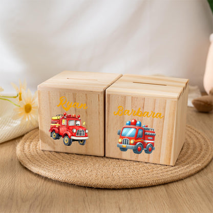 Personalized Child Money Box,Name Piggy Bank for Children,Christening Gift,Easter Gifts,Birthday Gift for Kids,Baptism Gift,Baby Shower Gift