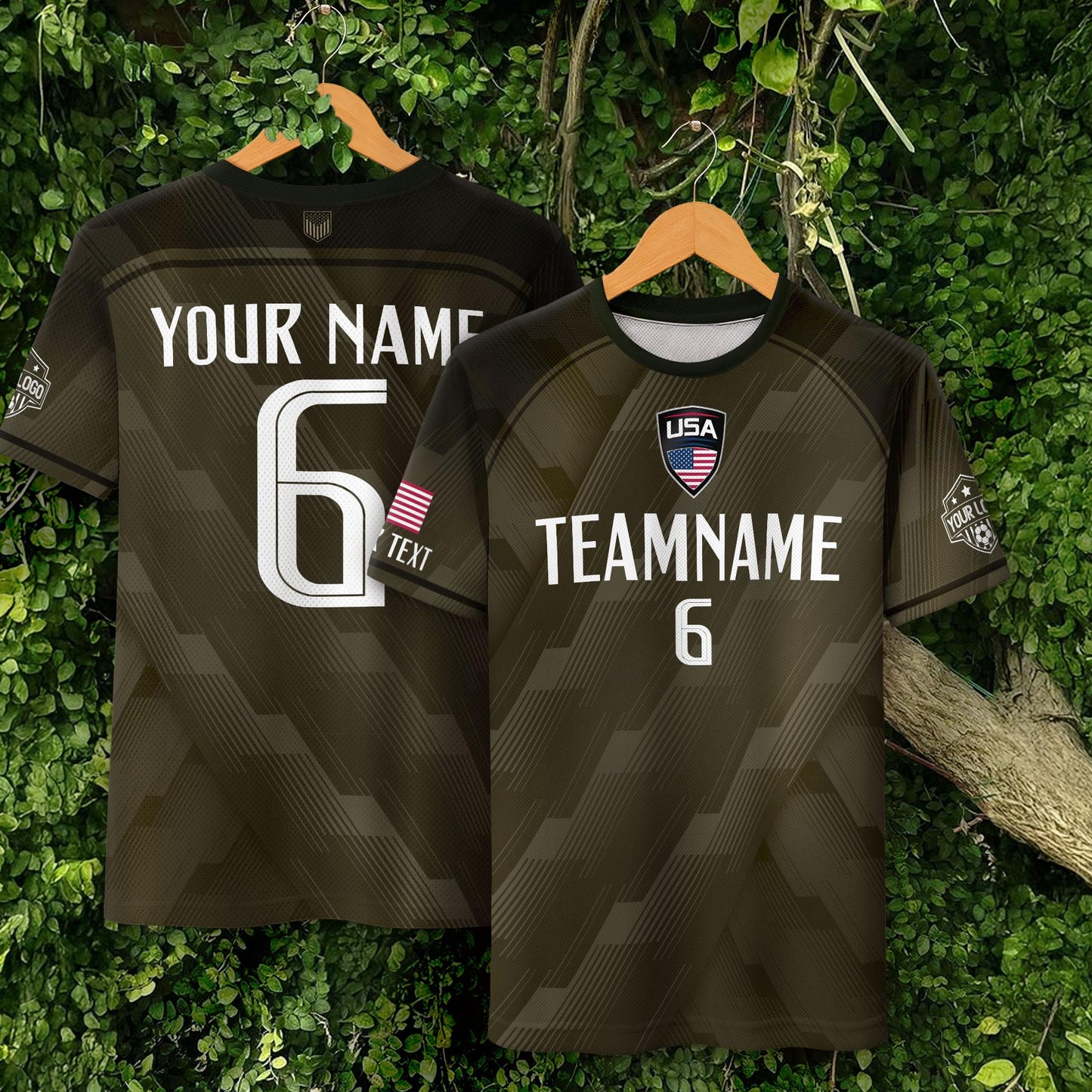 Personalized Soccer Team Jersey For Men And Kids, Print Your Logo Number & Team Name, Custom American Football Jersey Training Outfit | KE12