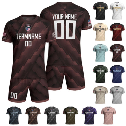 Personalized Soccer Team Jersey For Men And Kids, Print Your Logo Number & Team Name, Custom American Football Jersey Training Outfit | KE12