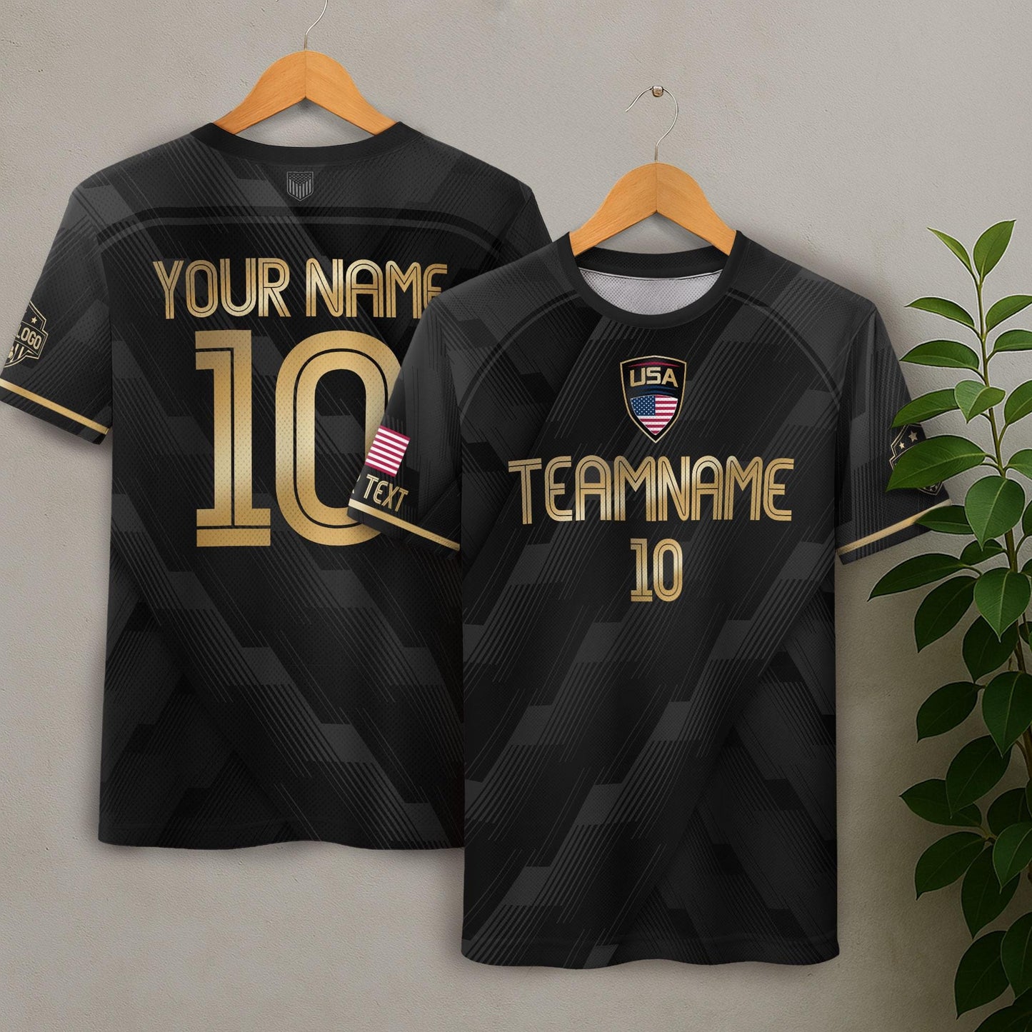 Personalized Soccer Team Jersey For Men And Kids, Print Your Logo Number & Team Name, Custom American Football Jersey Training Outfit | KE12