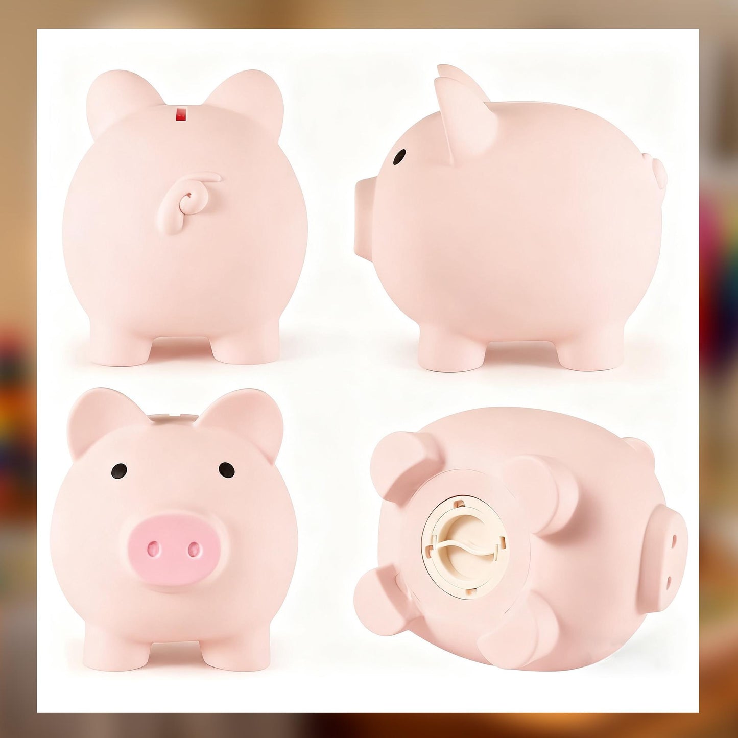 Personalized Piggy Bank With Name, Custom Kids Coin Bank, Birthday Gift for Boys, Nursery Room Decor, Baby Shower Gifts, Handmade Money Bank
