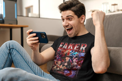 Faker T1 Bootleg T-Shirt: Retro League of Legends Esports Tee | MQ59