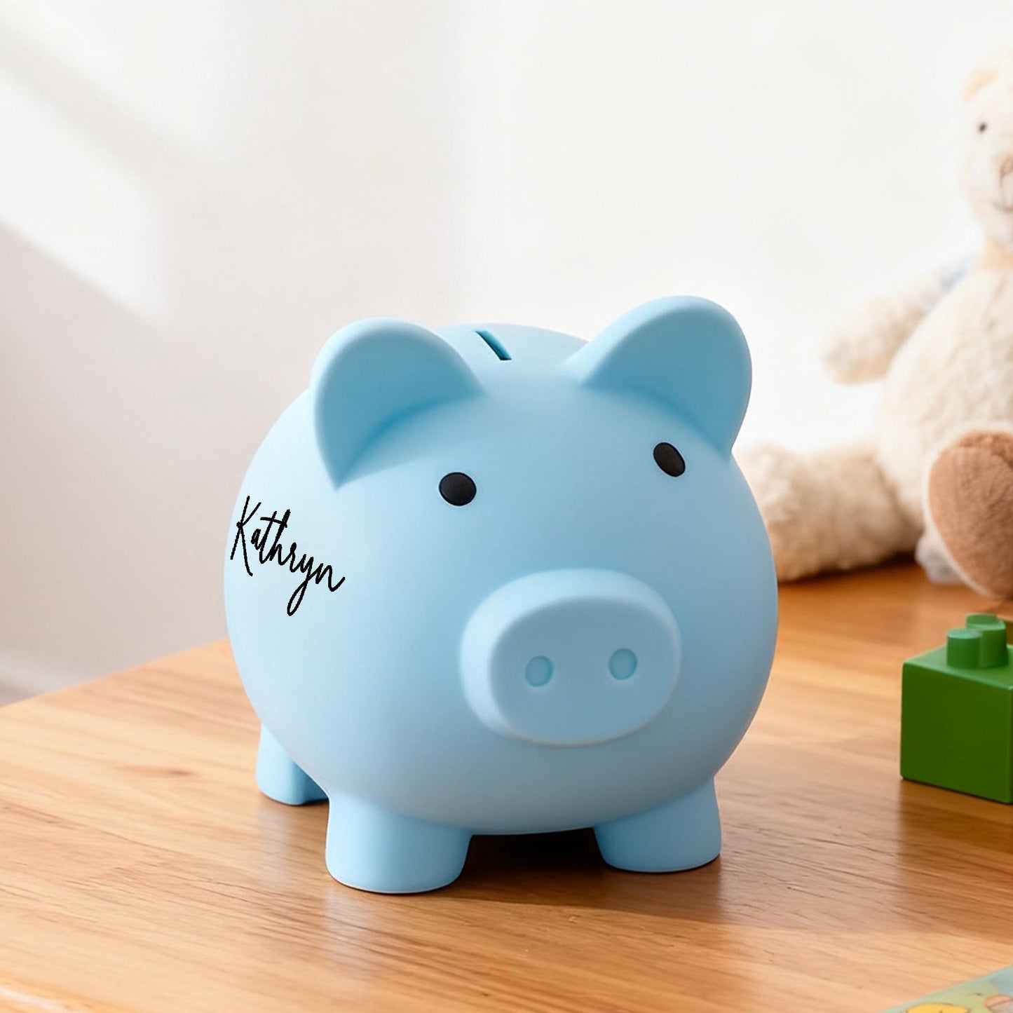 Custom Piggy Bank with Name, Personalized Piggy Bank for Boys or Girls, Kids Birthday Gift, Kids Room Decor, Gift for Kids, Gift for Boys