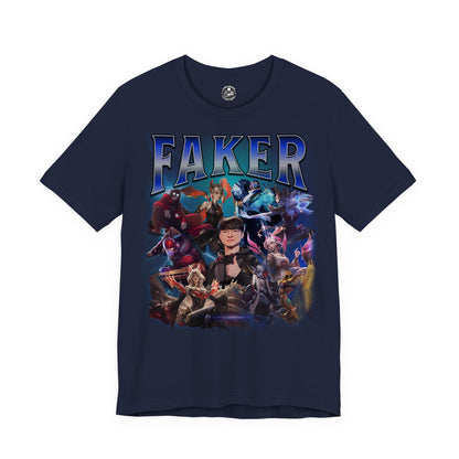 Faker League of Legends Vintage Rap Tee, Esports Fan Shirt | XU75