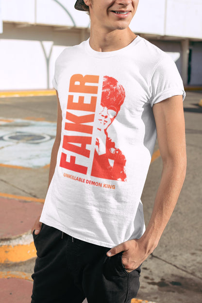 Faker T1 League of Legends Esports Shirt, LoL Gaming Leagueoflegends Gamer Gift Worlds MSI LCK Fan Merch Tournament Event Watchparty Viewing | YL36