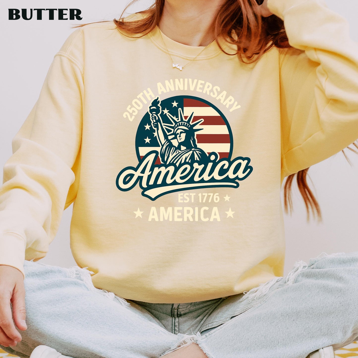 America 250th Anniversary T-Shirt, Patriotic Eagle USA Tee | LY86