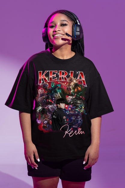 T1 Keria League Shirt – Pro Esports Support Player Graphic Tee for LoL Fans, T1 Team Merchandise, Gamer Gift Apparel for Mid and Support | IU76