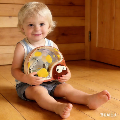 A Child's First Piggy Bank, Lucky Ladybug Wooden Money Box - Handmade Coin Bank for Kids, Whimsical Savings Gift for Boys & Girls