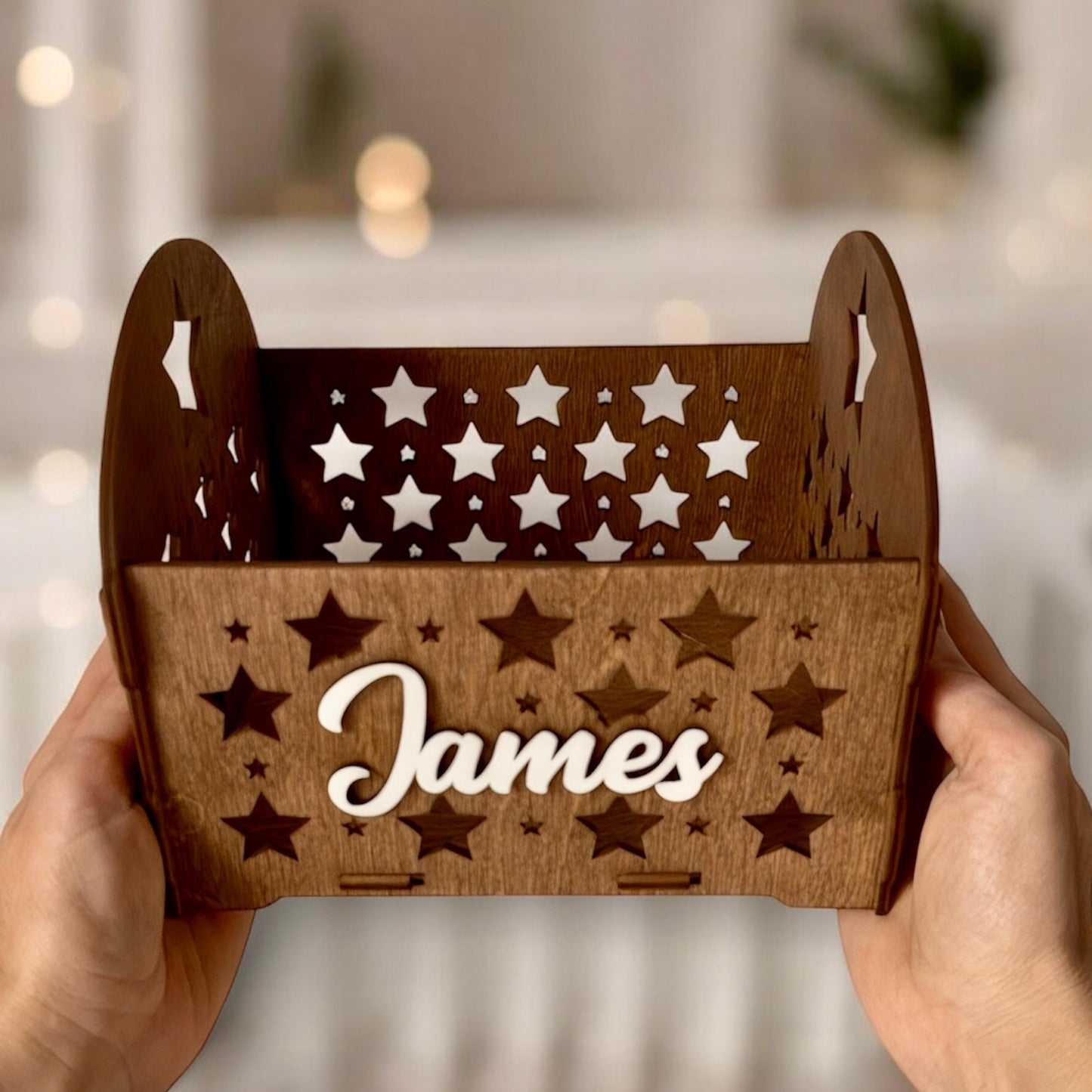 Personalized Rustic Memory Box, Wooden Handmade