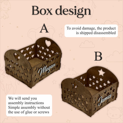 Handmade Rustic Wooden Box | Personalized Gift