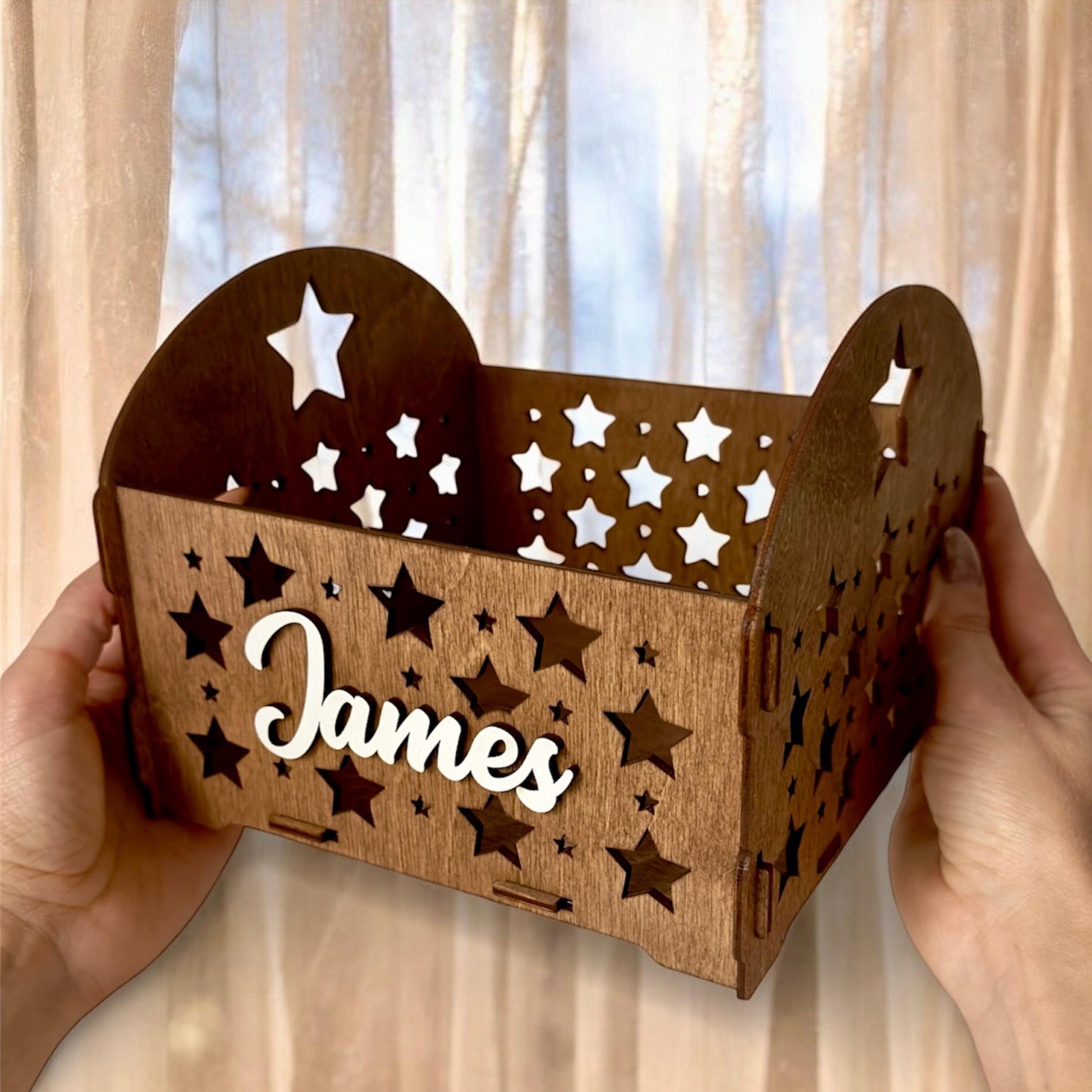 Personalized Wooden Storage Box | Custom Engraved Chest