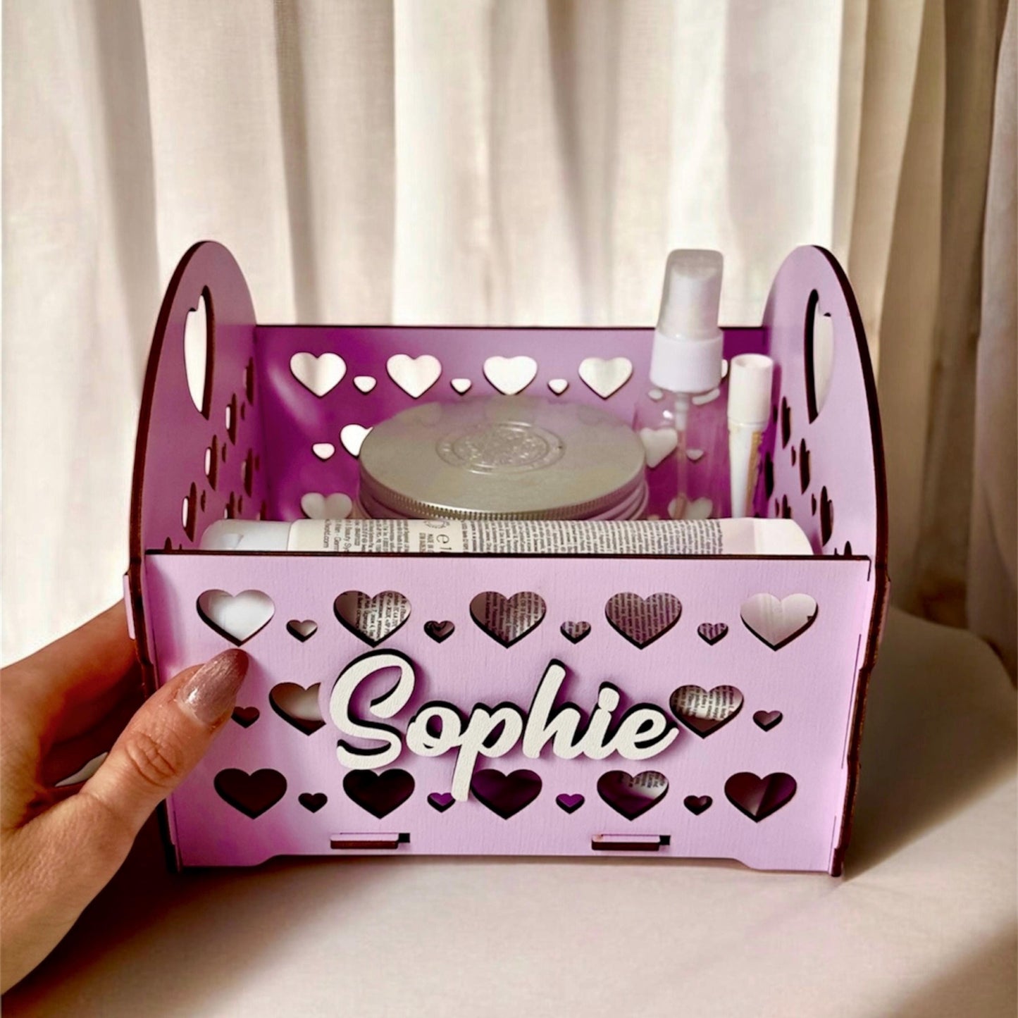 Personalized Rustic Memory Box, Wooden Handmade
