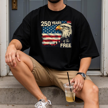 USA 250th Anniversary Shirt 1776-2026,America 250 Eagle Tee,Comfort Colors Patriotic Shirt for Men, Fourth of July 2026 | GS39