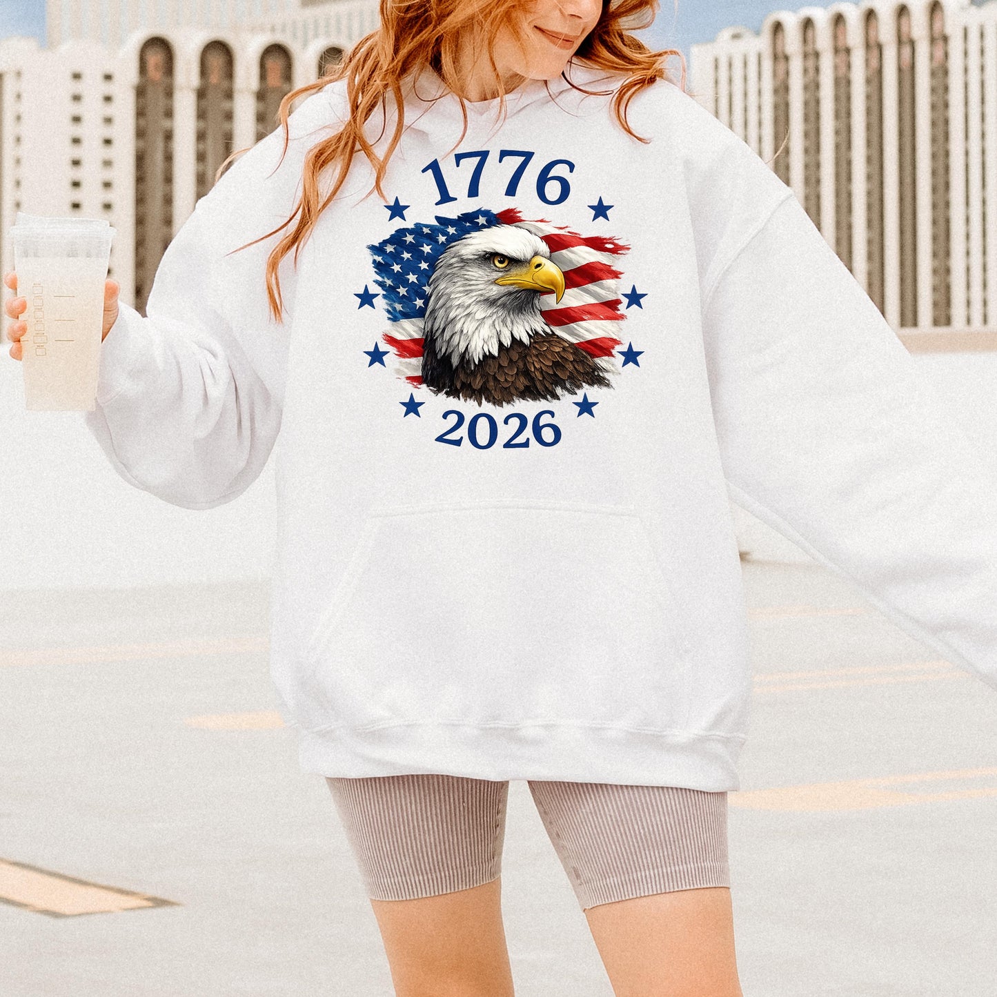 1776-2026 America 250th Anniversary T-Shirt, Patriotic USA Flag Eagle Tee, Made in USA Shirt, Fourth of July Shirt, Independence Day Gift | NI91