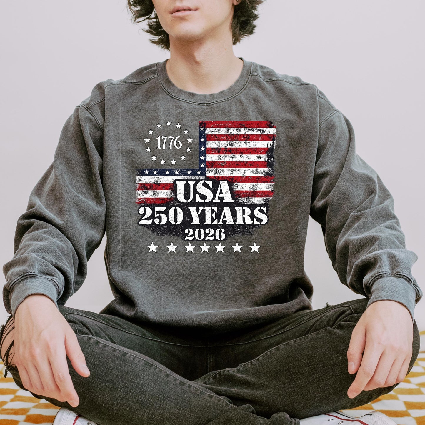 USA Semiquincentennial 250 Years Shirt,American Eagle Patriotic Tee,1776-2026 Freedom Celebration Shirt,Vintage USA Flag Independence Day | JC79