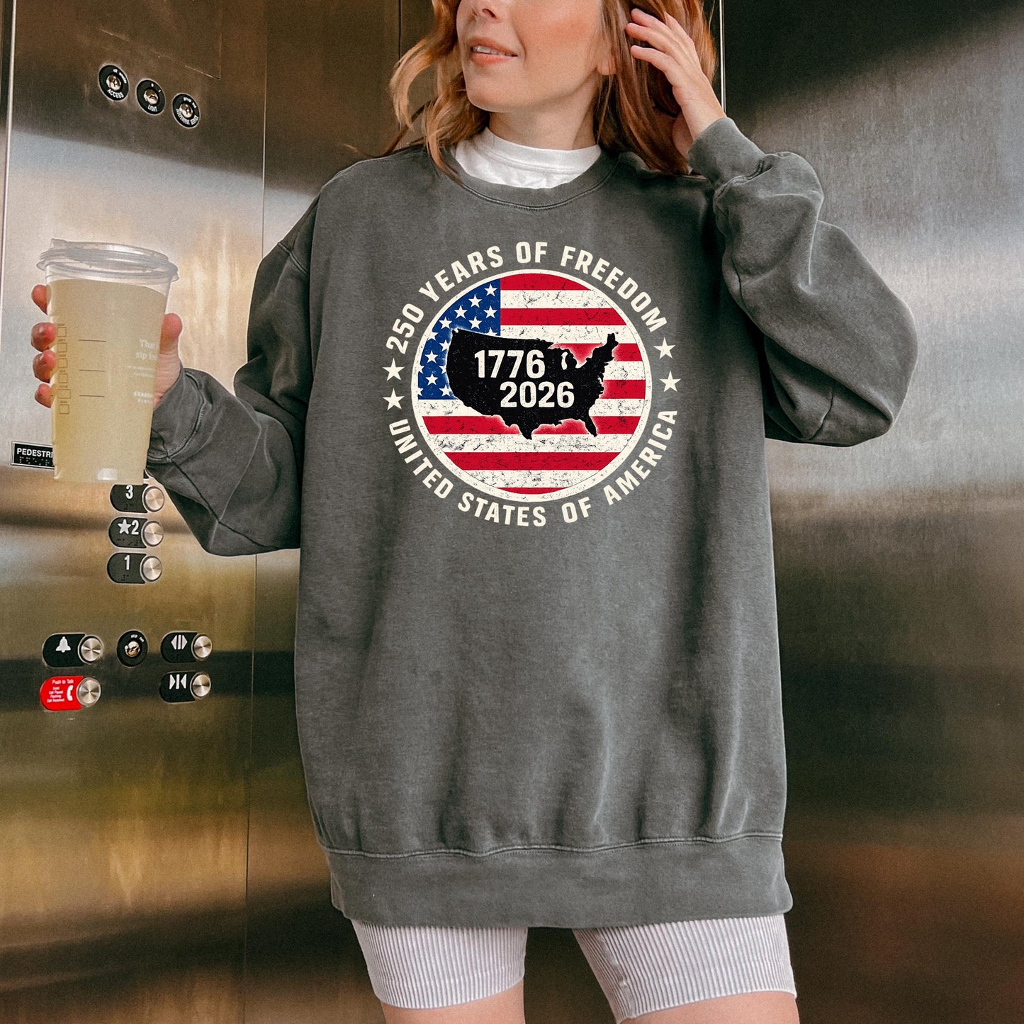 250th Anniversary USA Shirt, 1776-2026 Patriotic Freedom T-Shirt, Fourth of July Retro America Tee | WM82