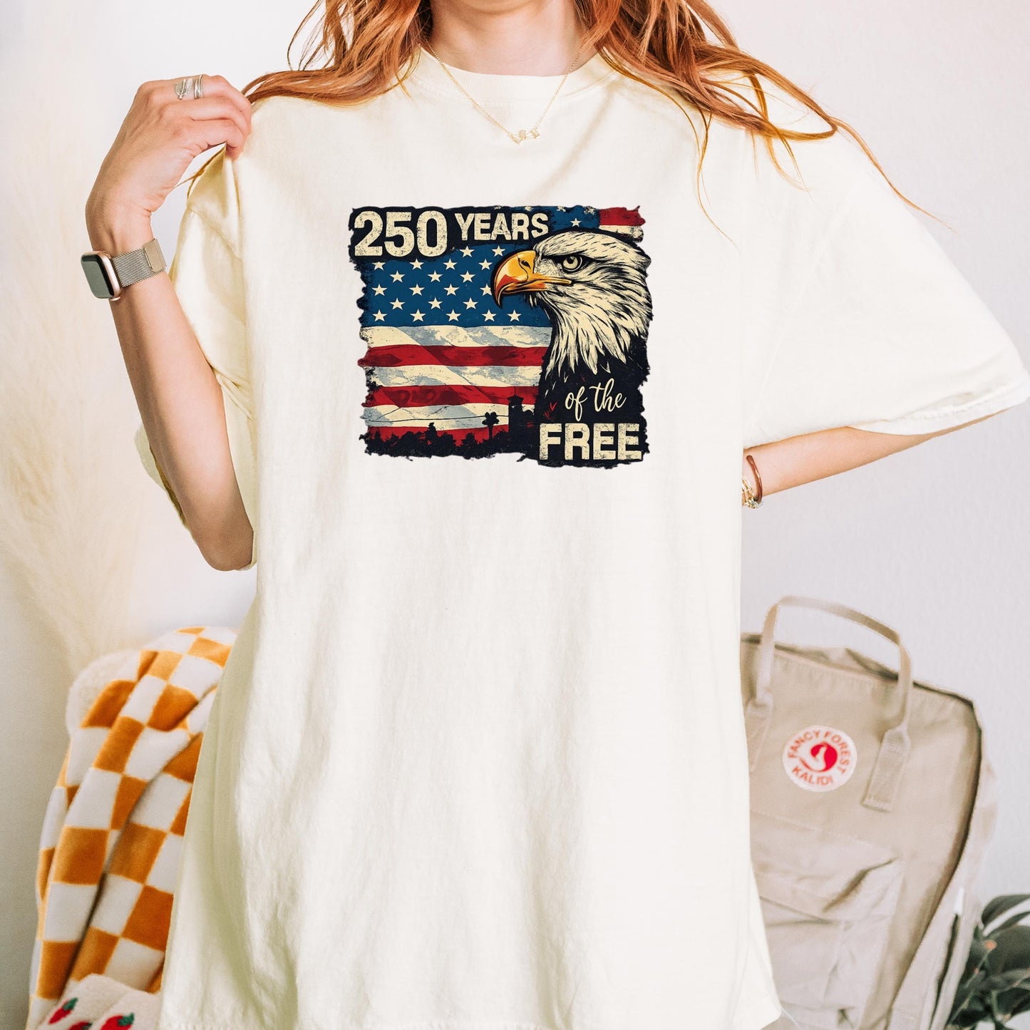 USA 250th Anniversary Shirt 1776-2026,America 250 Eagle Tee,Comfort Colors Patriotic Shirt for Men, Fourth of July 2026 | GS39