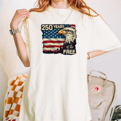 USA 250th Anniversary Shirt 1776-2026,America 250 Eagle Tee,Comfort Colors Patriotic Shirt for Men, Fourth of July 2026 | GS39