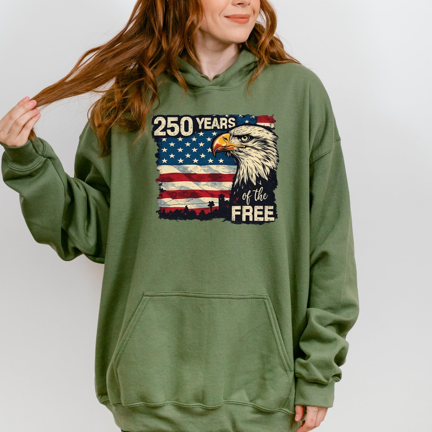 USA 250th Anniversary Shirt 1776-2026,America 250 Eagle Tee,Comfort Colors Patriotic Shirt for Men, Fourth of July 2026 | GS39