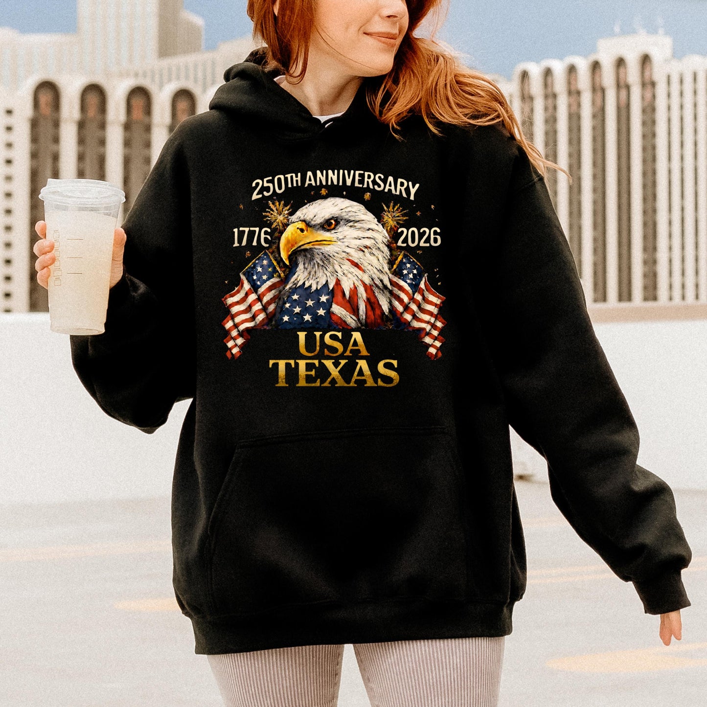 Personalized 250th Anniversary USA Shirt, Custom State Patriotic Eagle T-Shirt, America 1776-2026 Tee, Independence Day Shirt | ZV36